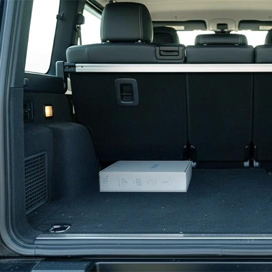 アウトドアや車内での利用